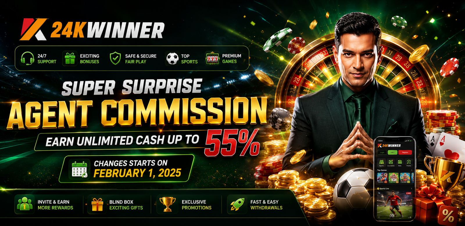 24KWINNER premium gaming experience